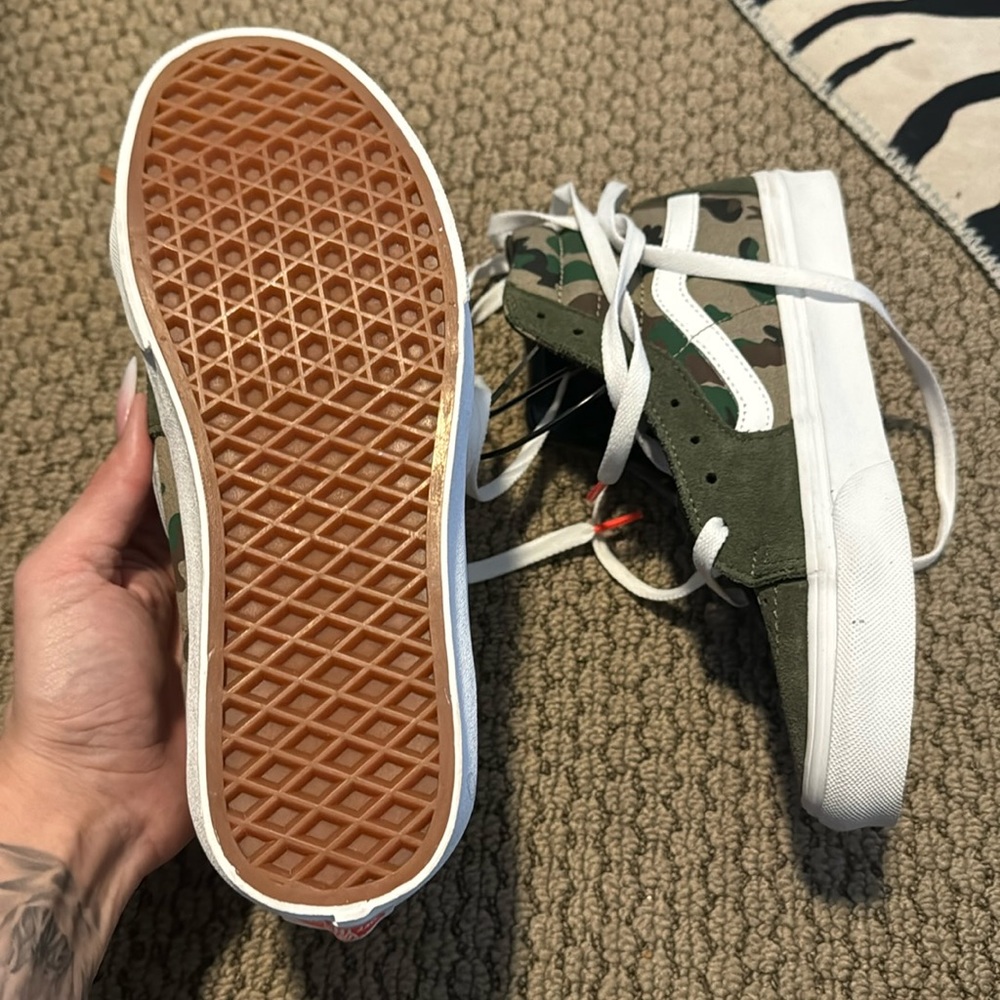 BRAND NEW camouflage Vans Sneakers.